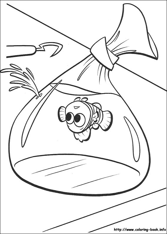 Finding Nemo coloring picture